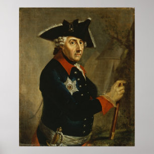 Affiches Frederick II le grand de la Prusse, 1764