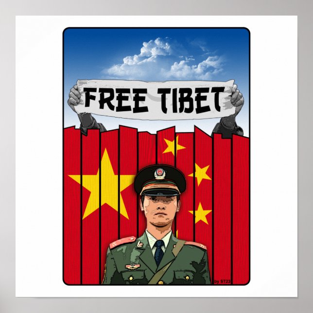 Affiches free tibet (Devant)