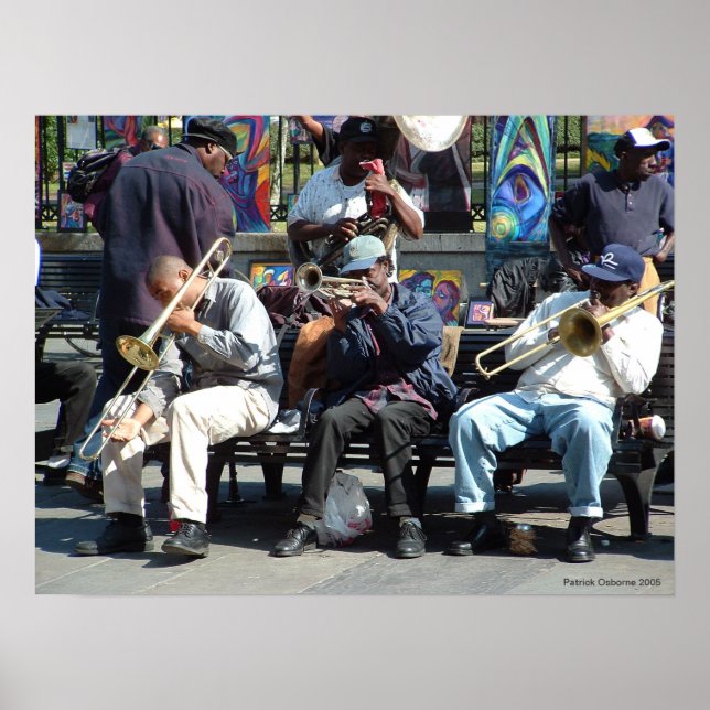 Affiches French Quarter Jazz (Devant)
