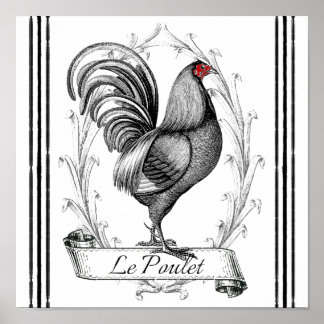Affiches French Rooster Le Poulet