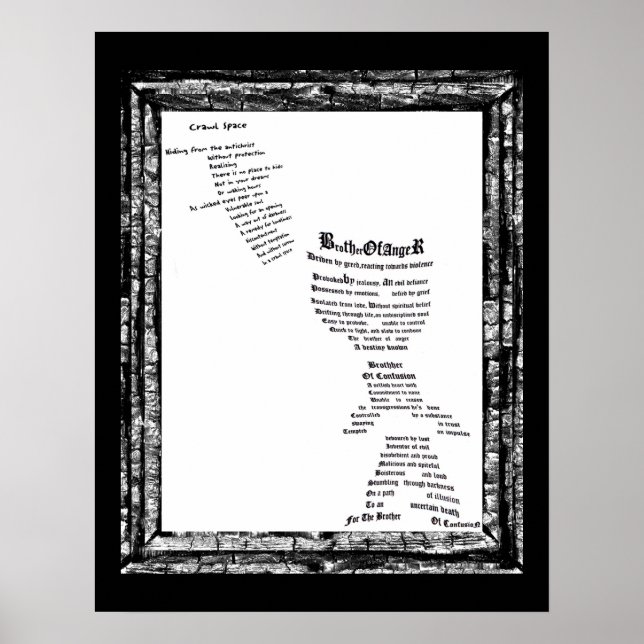 Affiches Frère de la colère et de la confusion (Devant)