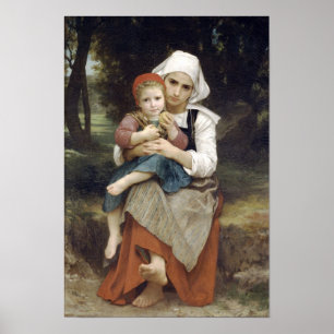 Affiches Frère et soeur de Bouguereau-Breton