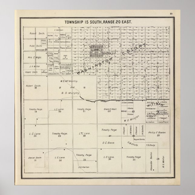 Affiches Fresno County, California 6 (Devant)
