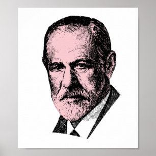Affiches Freud rose Sigmund Freud