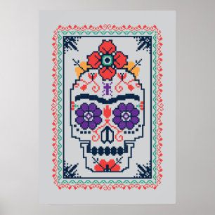 Affiches Frida Kahlo Calavera