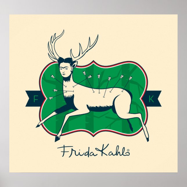 Affiches Frida Kahlo | Le Cerf Blessé (Devant)