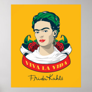 Affiches Frida Kahlo   Viva la Vida