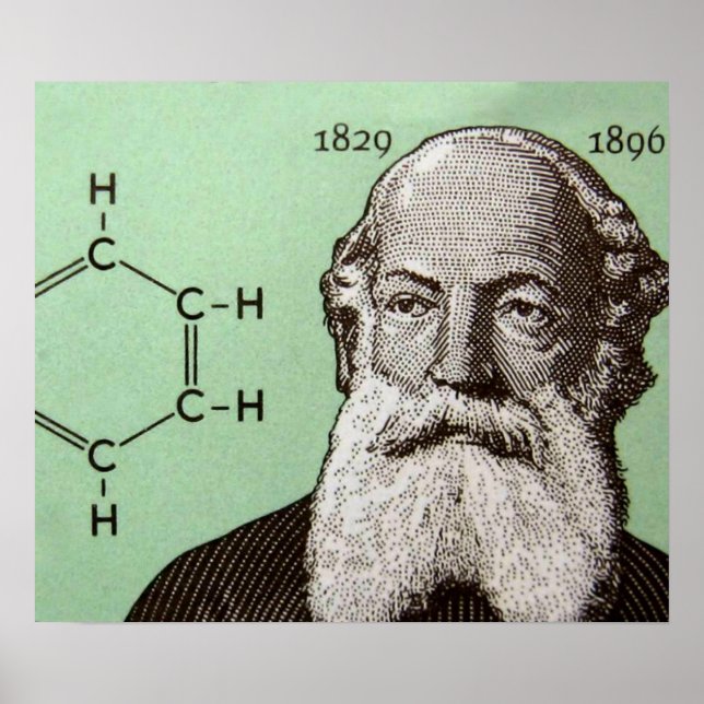Affiches Friedrich August Kekule (Devant)