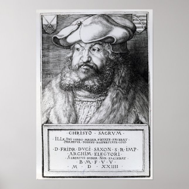 Affiches Friedrich III, Electeur de Saxe (Devant)