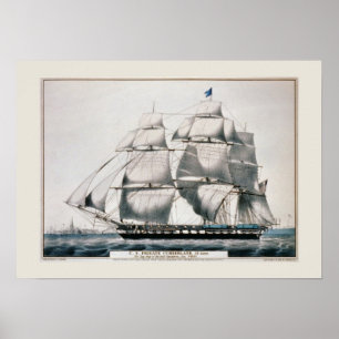 Affiches &,'Frigate Cumberland'