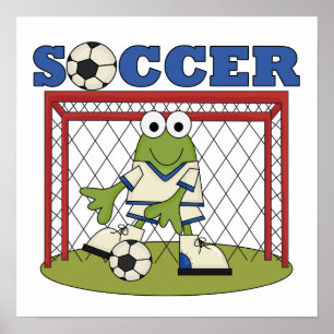 Affiches Frog Soccer Goalie T-shirts and Gifts