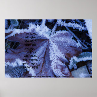 Affiches Froid sur la feuille 2 Imprimer avec verso de l'éc