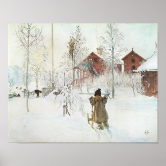 Affiches Front Yard et Wash House par Carl Larsson