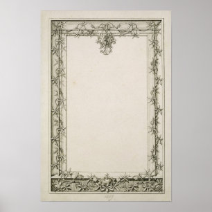 Affiches Frontière décorative, 1809