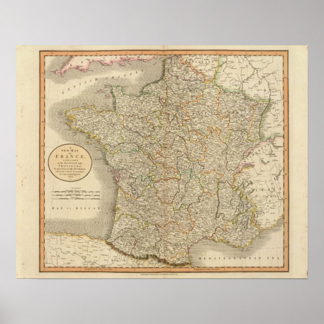 Affiches Frontières provinciales France (Devant)