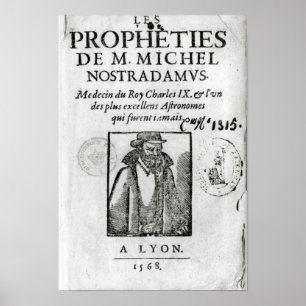 Affiches Frontispice à 'Les Propheties de M. Michel
