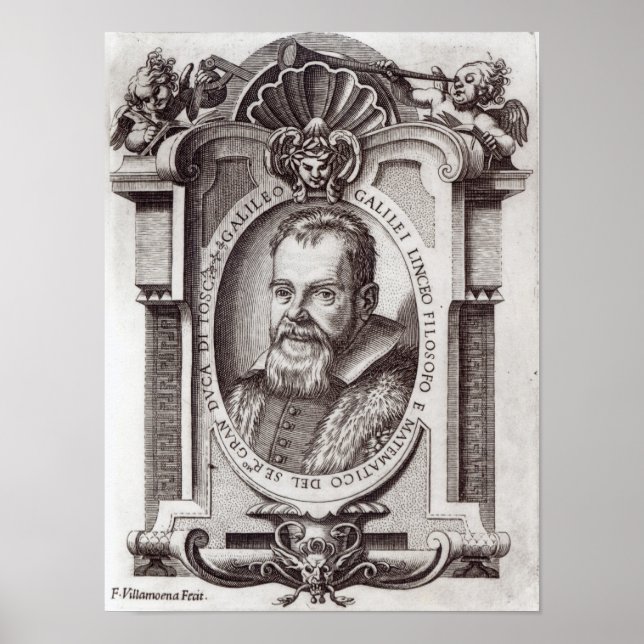 Affiches Frontispiece à 'Il Saggiatore' par Galileo (Devant)