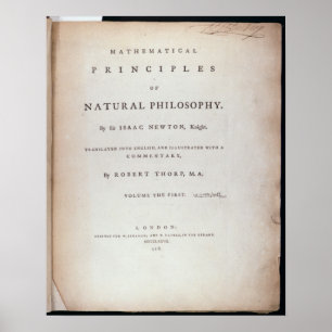 Affiches Frontispiece au volume I