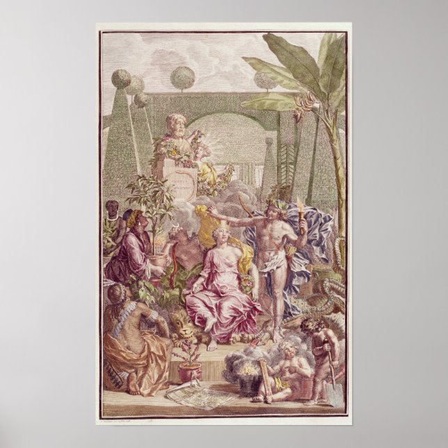 Affiches Frontispiece de 'Hortus Cliffortianus' par Carl (Devant)