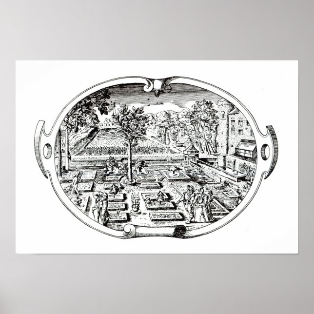 Affiches Frontispiece, de "The Herball", de John Gerard ( (Devant)