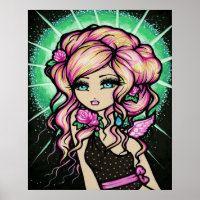 Frosted Rose Angel Fairy Fantasy Art