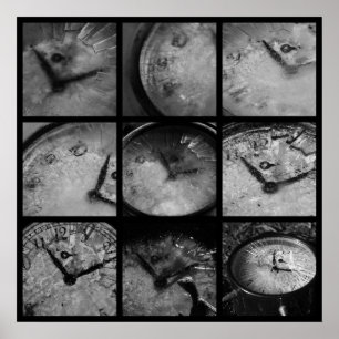 Affiches Frozen Clock