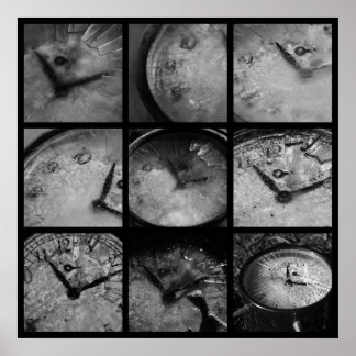 Affiches Frozen Clock