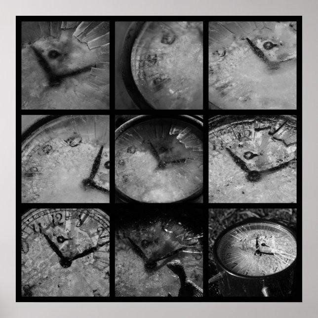 Affiches Frozen Clock (Devant)