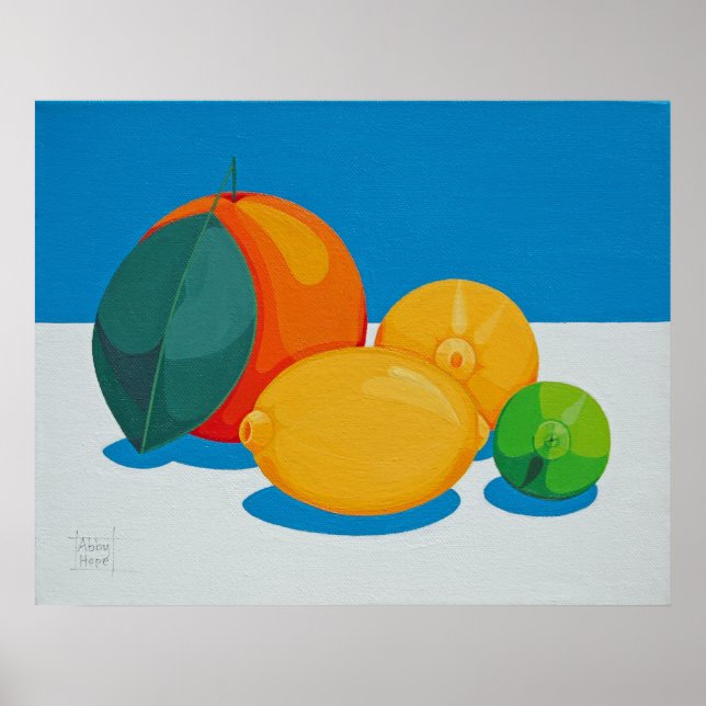 Affiches Fruit aux agrumes (Devant)