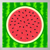 Fruit d'été de la tranche de pastèque à la croûte