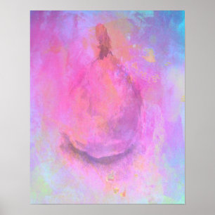 Affiches Fruit Pur Abstrait Encore Vie En Rose