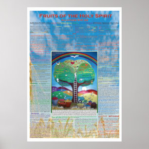 Affiches Fruits de l'affiche de Saint-Esprit avec des vers
