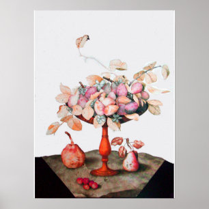 AFFICHES FRUITS DE SAISON / JASMINS ET PRUNES