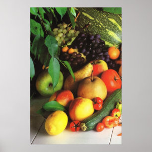 Affiches Fruits et légumes d'automne