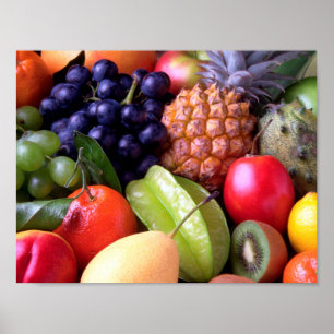 Affiches Fruits Tropicaux