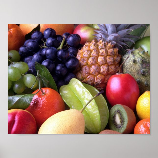 Affiches Fruits Tropicaux (Devant)