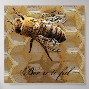Affiches Ful de Ti de l'abeille u