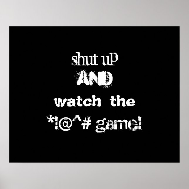 Affiches Funny Sports (Devant)