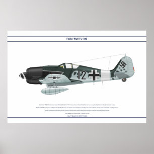Affiches Fw-190 A-8 JG3 1
