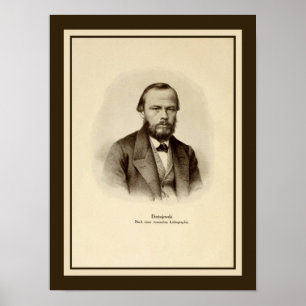 Affiches Fyodor Mikhailovich Dostoyevsky 12" x 16"