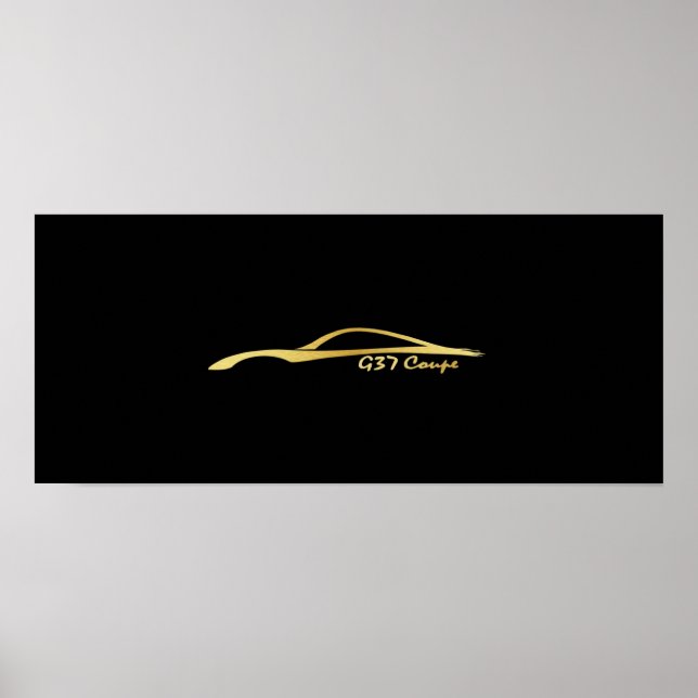 Affiches G37 Brush Stroke Gold (Devant)