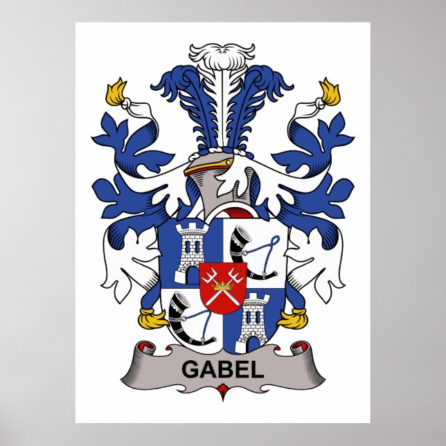 Affiches Gabel Family Crest (Devant)