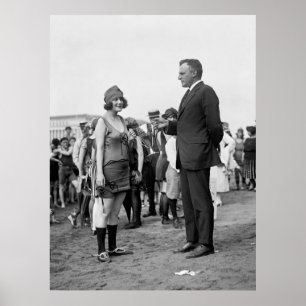 Affiches Gagnant à la plage, les années 1920