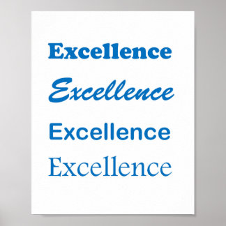 Affiches Gagnante d'EXCELLENCE Topper Leader : rendu pour t