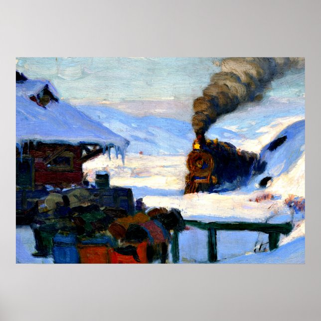 Affiches Gagnon - Le Train, Baie-Saint-Paul (Devant)