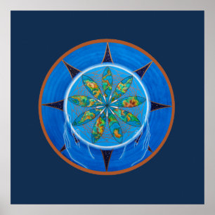 Affiches Gaia nageur
