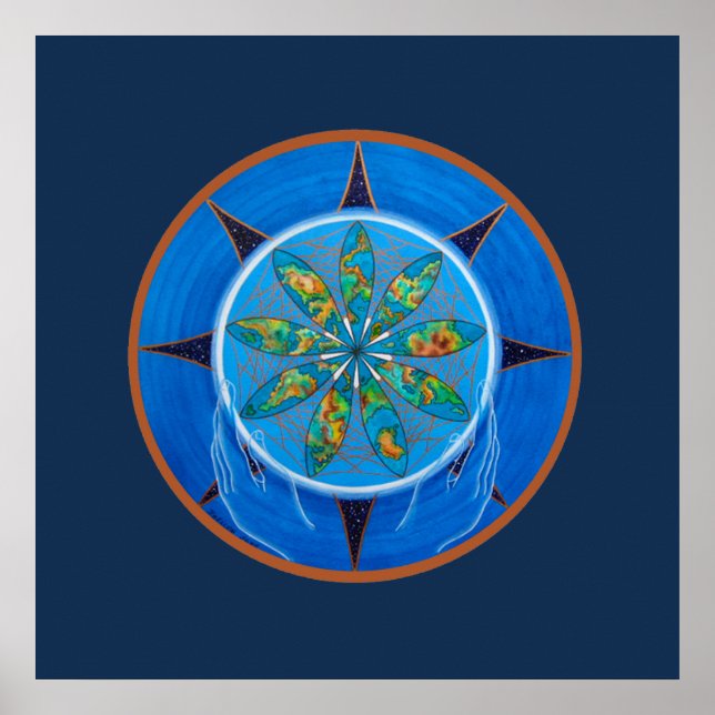 Affiches Gaia nageur (Devant)