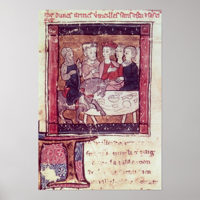 Affiches Galahad comes to Arthur (Devant)