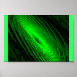 Affiches Galaxie verte Neon