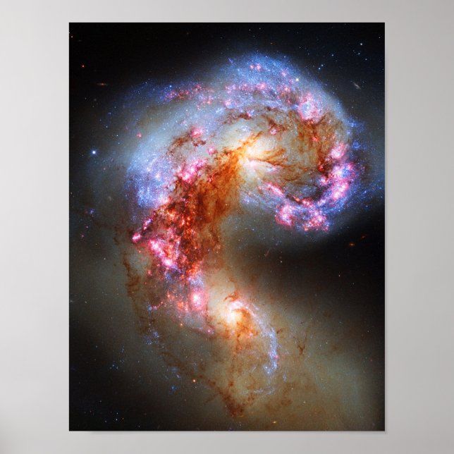 Affiches Galaxies d'Antennes (Devant)